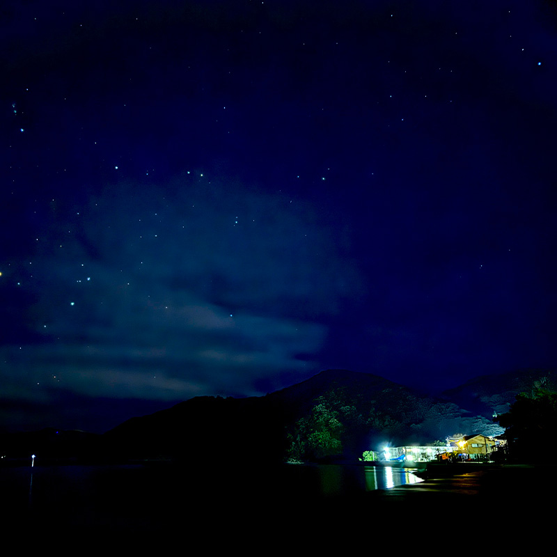 夕日