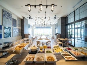 ↑GOTO TSUBAKI HOTEL 朝食バイキング（イメージ）