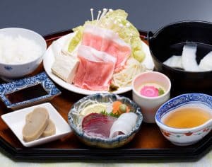 ↑五島豚しゃぶ膳（イメージ）