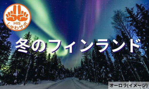 あこがれのオーロラを探そう！冬のフィンランド5日間
